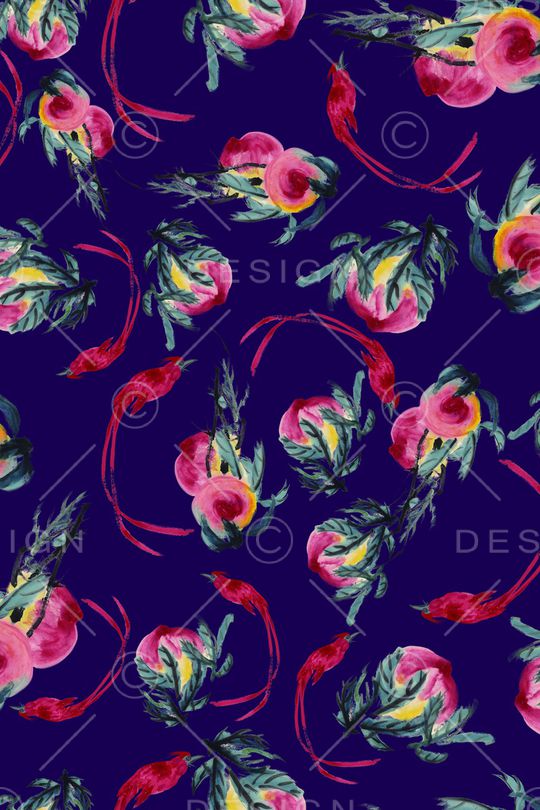 鸟印花华亿平台图片