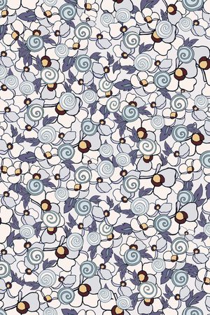 几何花卉印花华亿平台图片