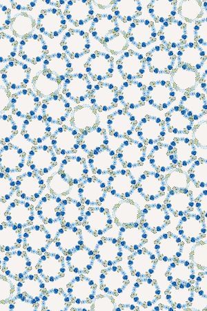 手绘花卉印花华亿平台图片