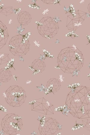 蜻蜓印花华亿平台图片