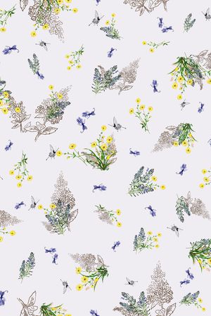 蝴蝶印花华亿平台图片