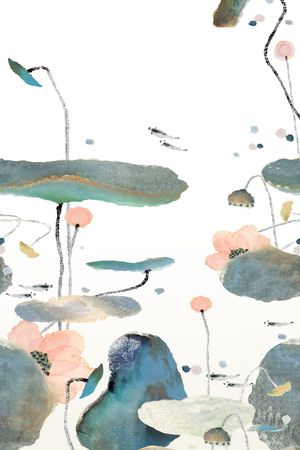 中国风印花华亿平台图片