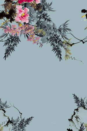 中国风印花华亿平台图片