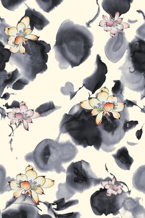 荷花印花华亿平台图片