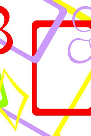 几何散点印花华亿平台图片