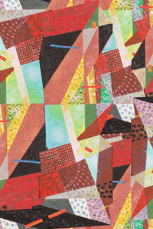 几何印花华亿平台图片