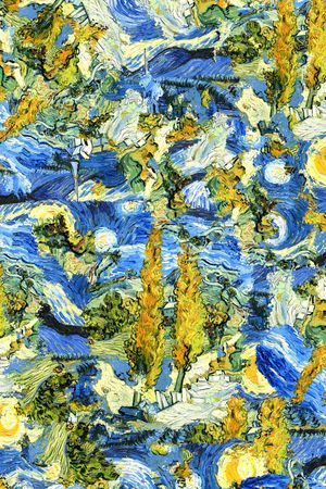 抽象印花华亿平台图片