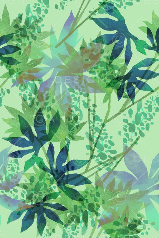 绿色印花华亿平台图片