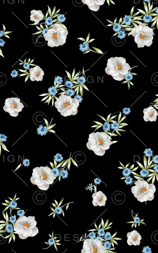 小碎花印花华亿平台图片