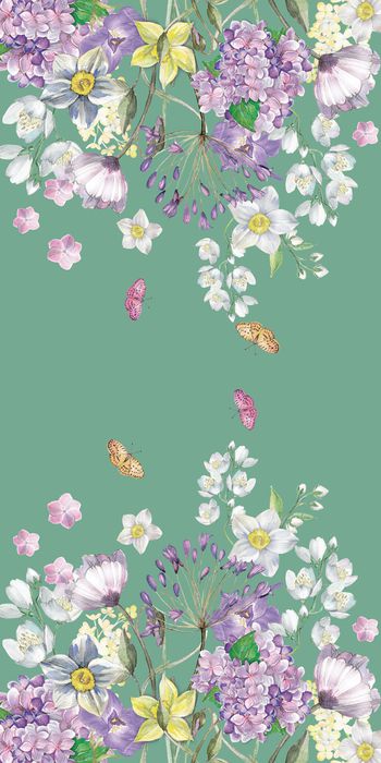 897880-20170717 彩铅 花卉 长巾