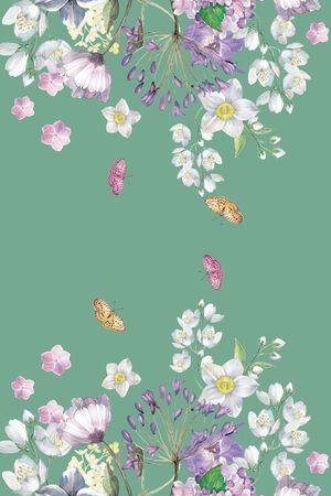 复古印花华亿平台图片