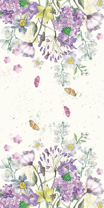 897883-20170717 彩铅 花卉 长巾