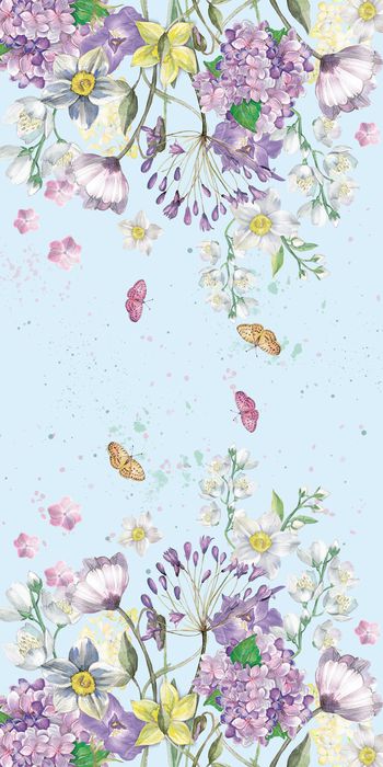 897884-20170717 彩铅 花卉 长巾