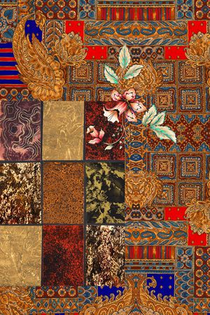 复古印花华亿平台图片