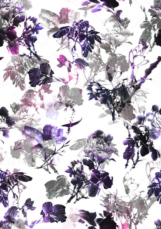 荷花印花华亿平台图片