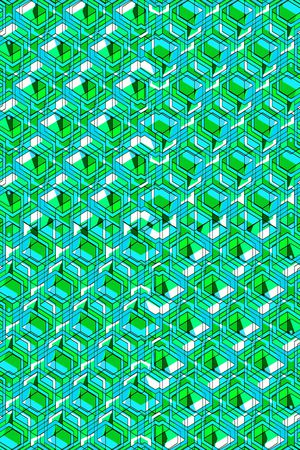 几何印花华亿平台图片