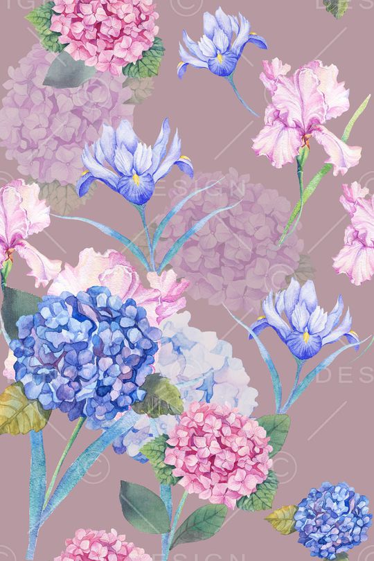 鲜花印花华亿平台图片