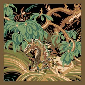 复古印花华亿平台图片