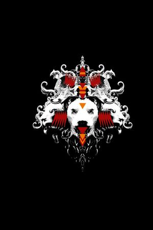 黑白条纹印花华亿平台图片