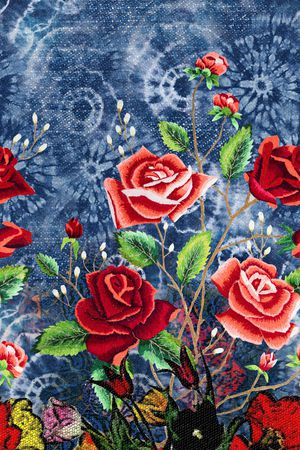 复古印花华亿平台图片