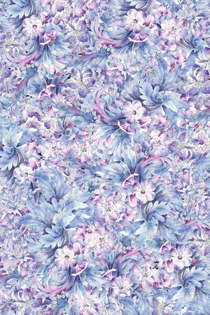 鲜花印花华亿平台图片