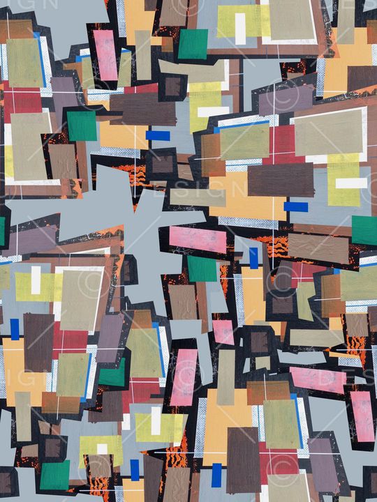 几何印花华亿平台图片