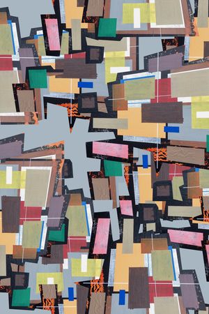 几何印花华亿平台图片