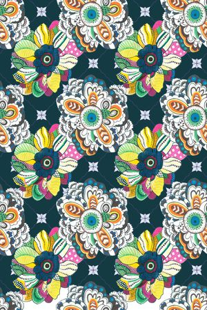 复古印花华亿平台图片