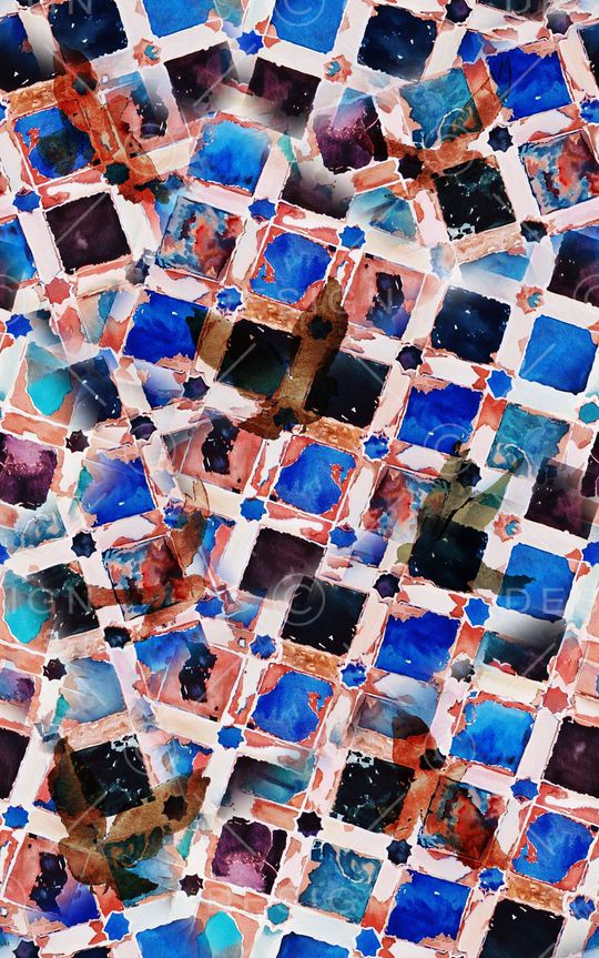 几何印花华亿平台图片