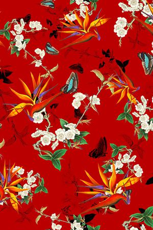 桃花印花华亿平台图片