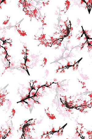 梅花印花华亿平台图片