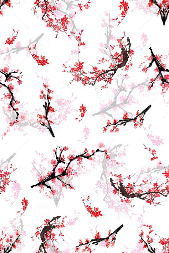 梅花印花华亿平台图片