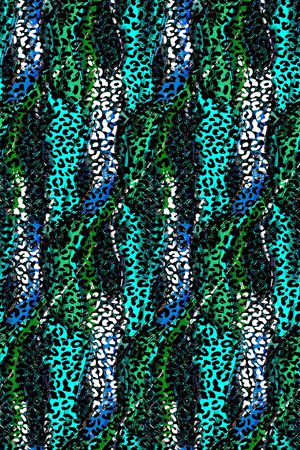 豹纹印花华亿平台图片