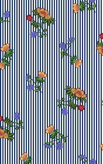 条纹印花华亿平台图片