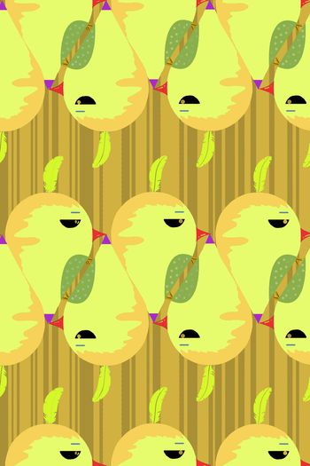 卡通动物印花华亿平台图片