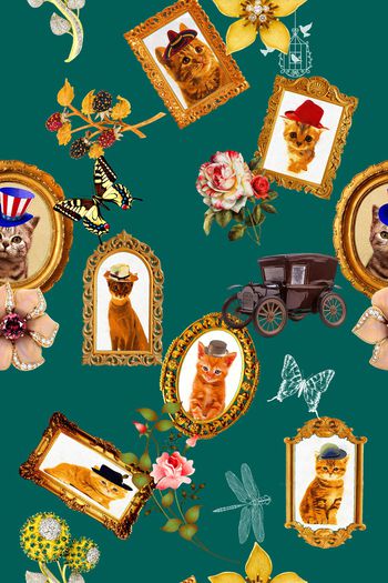 复古艺术印花华亿平台图片