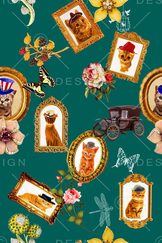 复古艺术印花华亿平台图片