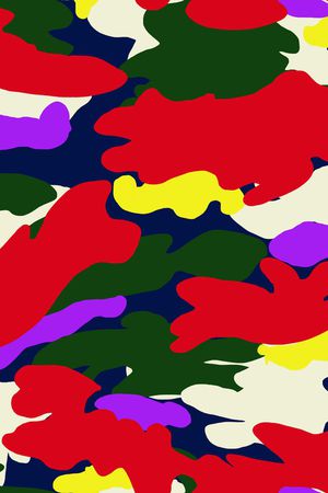 迷彩印花华亿平台图片