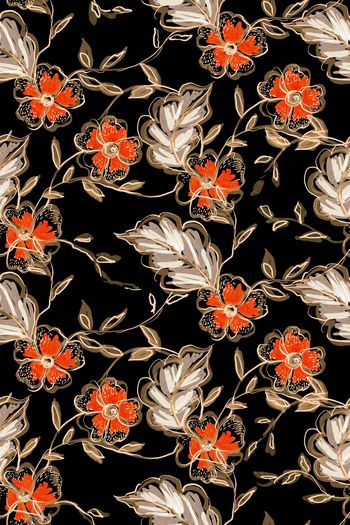 900087-手绘艺术风格花卉