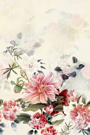 中国风印花华亿平台图片