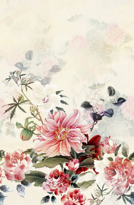 中国风印花华亿平台图片