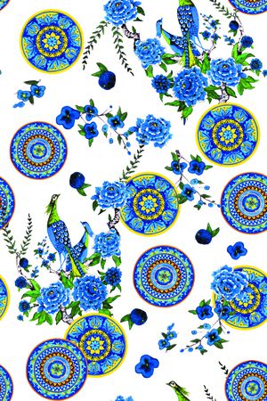 民族风印花华亿平台图片