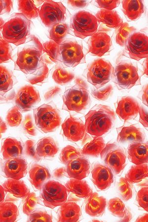 月季花印花华亿平台图片