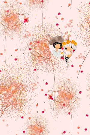 清爽底色花印花华亿平台图片