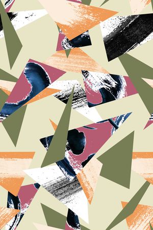 几何印花华亿平台图片