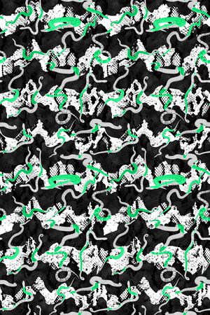 蛇印花华亿平台图片