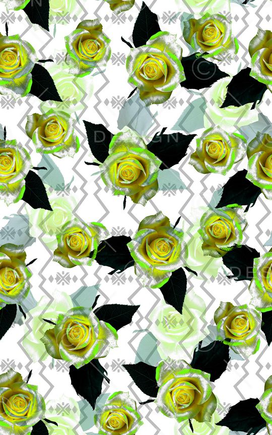 春夏华亿平台印花华亿平台图片