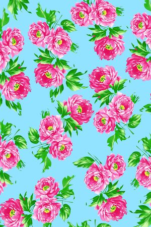 波浪纹印花华亿平台图片