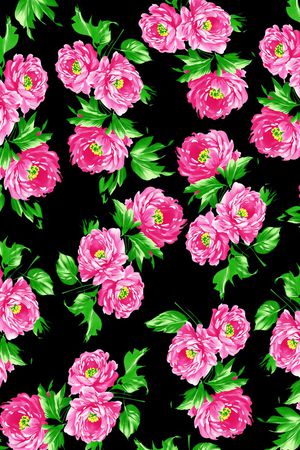 波浪纹印花华亿平台图片