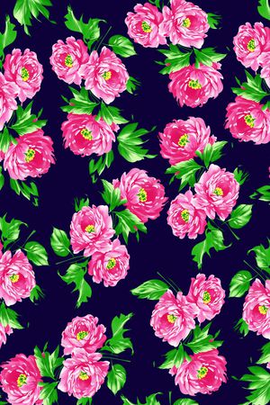 波浪纹印花华亿平台图片